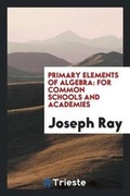 Cover: Primary Elements of Algebra - Trieste Publishing