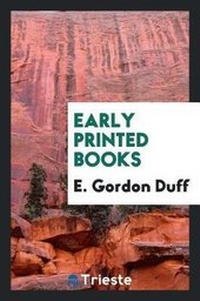Enlarge image Cover: Early Printed Books - Trieste Publishing
