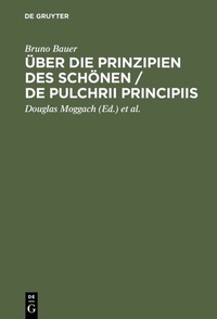 Abbildung von: Über die Prinzipien des Schönen / De pulchrii principiis - De Gruyter Akademie Forschung