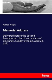 Enlarge image Cover: Memorial Address - Hansebooks
