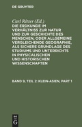 Cover: Klein-Asien - De Gruyter