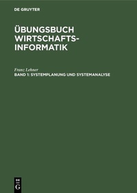 Abbildung von: Systemplanung und Systemanalyse - De Gruyter Oldenbourg