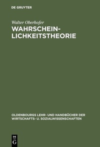 Abbildung von: Wahrscheinlichkeitstheorie - De Gruyter Oldenbourg