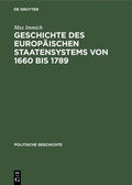 Bild: Geschichte des europäischen Staatensystems von 1660 bis 1789 - De Gruyter Oldenbourg