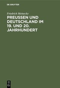 Bild: Preußen und Deutschland im 19. und 20. Jahrhundert - De Gruyter Oldenbourg