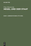 Cover: Lebensstationen (1770-1806) - De Gruyter Oldenbourg