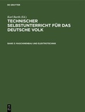 Cover: Maschinenbau und Elektrotechnik - De Gruyter Oldenbourg
