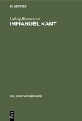 Cover: Immanuel Kant - De Gruyter Oldenbourg