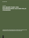 Abbildung von: Ein neuer Fund von Pleurosaurus aus dem Malm Frankens - De Gruyter Oldenbourg