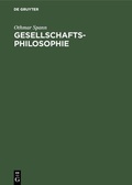 Cover: Gesellschaftsphilosophie - De Gruyter Oldenbourg