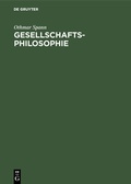 Cover: Gesellschaftsphilosophie - De Gruyter Oldenbourg