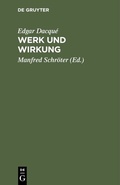 Cover: Werk und Wirkung - De Gruyter Oldenbourg
