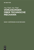 Cover: Einf&uuml;hrung in die Mechanik - De Gruyter Oldenbourg