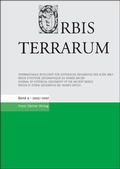 Cover: Orbis Terrarum 14 (2016) - Franz Steiner Verlag