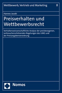 Abbildung von: Preisverhalten und Wettbewerbsrecht - Nomos