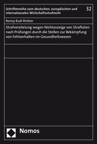 Abbildung von: Strafvereitelung wegen Nichtanzeige von Straftaten nach Prüfungen durch die Stellen zur Bekämpfung von Fehlverhalten im Gesundheitswesen - Nomos
