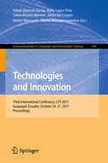 Cover: Technologies and Innovation - Springer