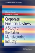 Cover: Corporate Financial Distress - Springer
