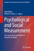 Cover: Psychological and Social Measurement - Springer