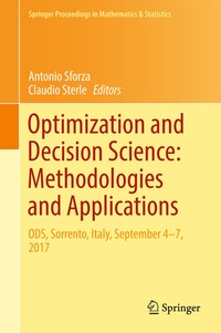 Abbildung von: Optimization and Decision Science: Methodologies and Applications - Springer
