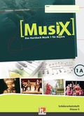 Cover: MusiX 1 BY (Ausgabe ab 2017) Sch&uuml;lerarbeitsheft 1A - Helbling Verlag