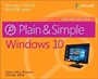 Cover: Windows 10 Plain & Simple - Microsoft Press