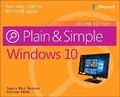 Cover: Windows 10 Plain & Simple - Microsoft Press