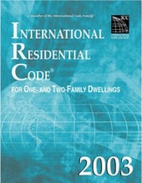 Enlarge image Cover: International Residential Code 2003 - International Code Council