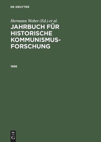 Enlarge image Cover: 1996 - De Gruyter Akademie Forschung