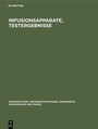 Cover: Infusionsapparate, Testergebnisse - De Gruyter