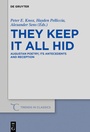 Cover: They Keep It All Hid - De Gruyter