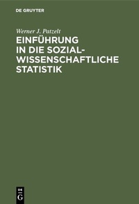 Abbildung von: Einführung in die sozialwissenschaftliche Statistik - De Gruyter Oldenbourg