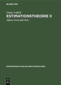 Abbildung von: Estimationstheorie II - De Gruyter Oldenbourg