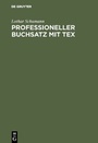 Cover: Professioneller Buchsatz mit TEX - De Gruyter Oldenbourg