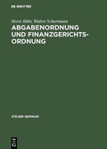Cover: Abgabenordnung und Finanzgerichtsordnung - De Gruyter Oldenbourg