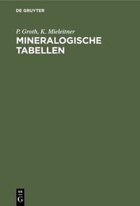 Abbildung von: Mineralogische Tabellen - De Gruyter Oldenbourg