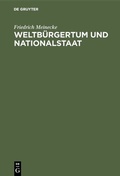 Bild: Weltbürgertum und Nationalstaat - De Gruyter Oldenbourg