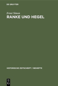 Abbildung von: Ranke und Hegel - De Gruyter Oldenbourg
