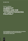 Bild: Albrecht Dürer und die "Hypnerotomachia Poliphili" - De Gruyter Oldenbourg