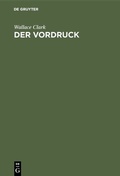 Cover: Der Vordruck - De Gruyter Oldenbourg