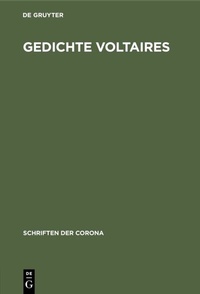 Enlarge image Cover: Gedichte Voltaires - De Gruyter Oldenbourg