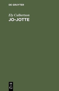 Abbildung von: Jo-Jotte - De Gruyter Oldenbourg