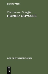 Enlarge image Cover: Homer Odyssee - De Gruyter Oldenbourg