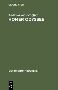 Enlarge image Cover: Homer Odyssee - De Gruyter Oldenbourg