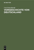 Cover: Vorgeschichte von Deutschland - De Gruyter Oldenbourg