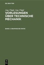 Cover: Graphische Statik - De Gruyter Oldenbourg