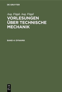 Enlarge image Cover: Dynamik - De Gruyter Oldenbourg