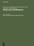 Cover: De revolutionibus orbium caelestium - De Gruyter Oldenbourg