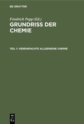 Cover: Vereinfachte allgemeine Chemie - De Gruyter Oldenbourg