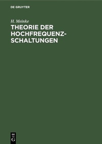 Abbildung von: Theorie der Hochfrequenz-Schaltungen - De Gruyter Oldenbourg